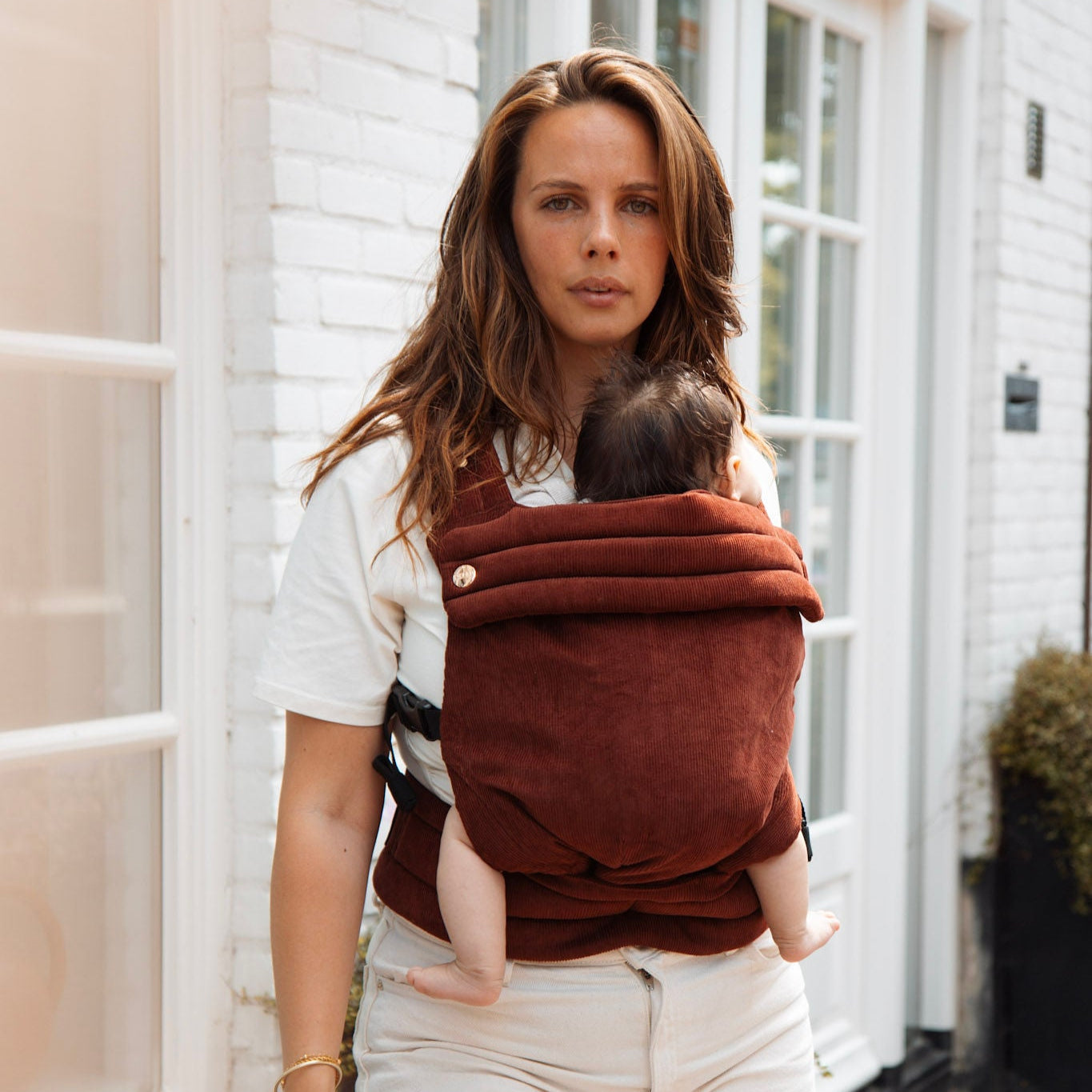 Baby Carrier - Corduroy Maroon