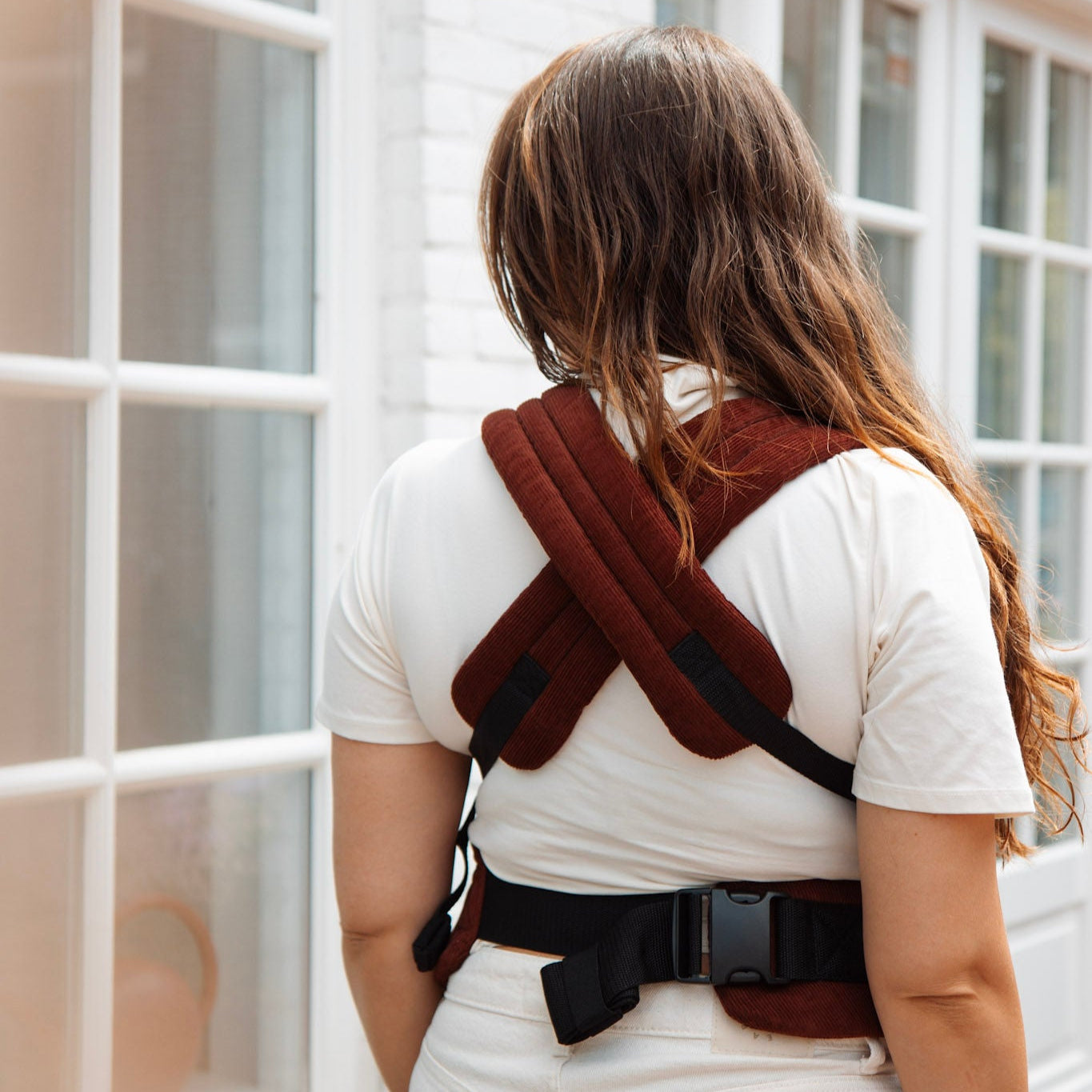 Baby Carrier - Corduroy Maroon